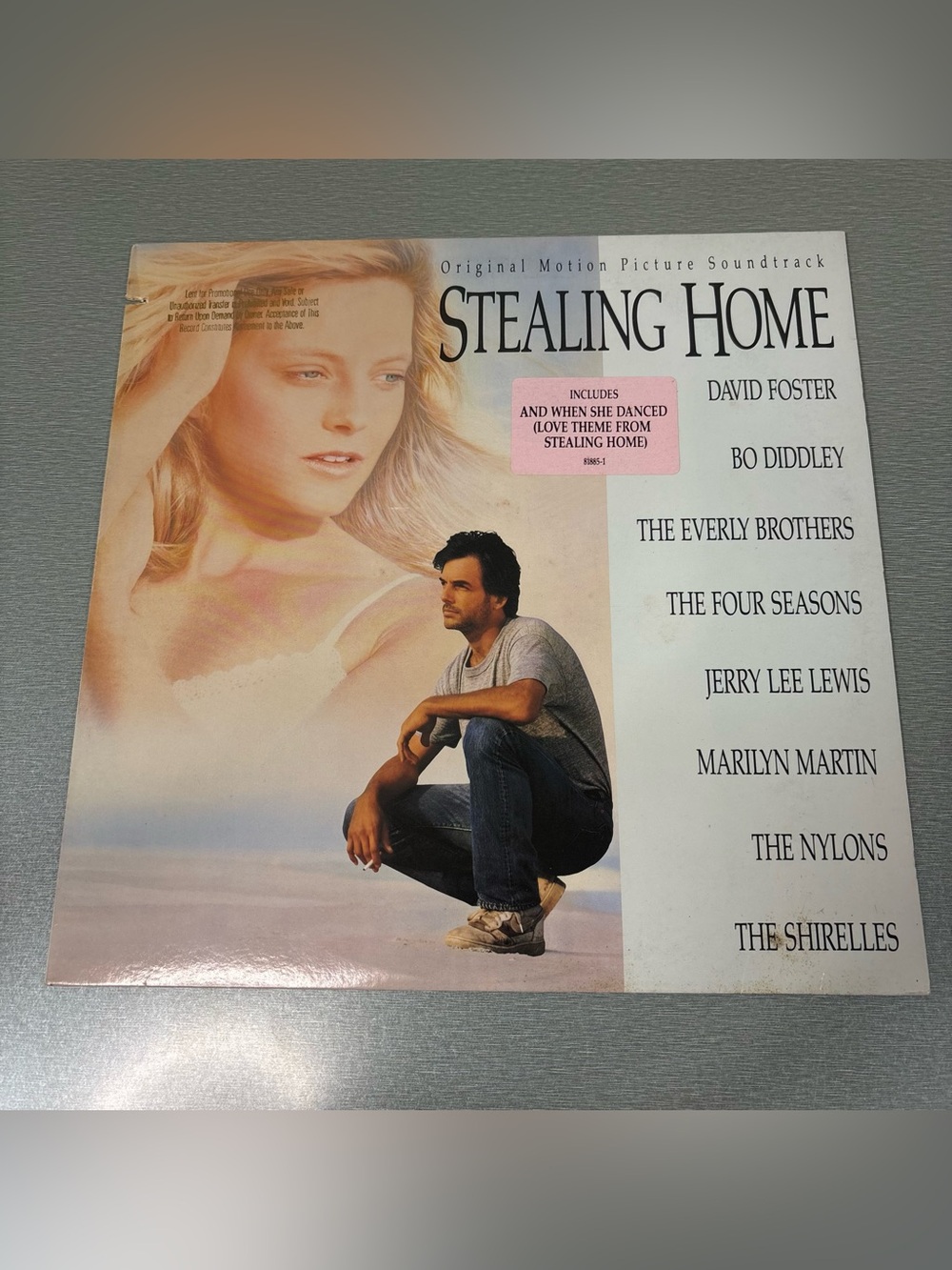 Stealing Home Original Motion Picture Soundtrack - White & Pink Cover